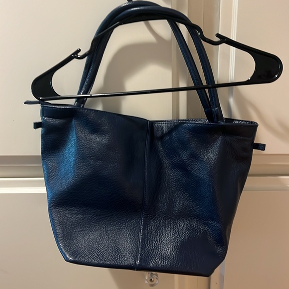 Blue Lemon blue leather bag, removable shoulder strap, great condition, leather - Picture 2 of 8